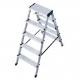 Krause Dopplo Stufen Doppelleiter 2x5 Stufen-small