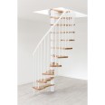 Minka Spindeltreppe Metallica Smart 38 - 305,5cm Geschosshöhe Buche Weiß Minka Spindeltreppe Metallica Smart 38 - 305,5cm Geschosshöhe Buche Weiß-small