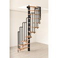 Minka Spindeltreppe Metallica 38 - 305,5cm Geschosshöhe Buche Schwarz Minka Spindeltreppe Metallica 38 - 305,5cm Geschosshöhe Buche Schwarz-small