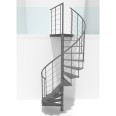 Minka Spindeltreppe Milano 42 - 300,3cm Geschosshöhe Grau 160cm Durchmesser Minka Spindeltreppe Milano 42 - 300,3cm Geschosshöhe Grau 160cm Durchmesser-small