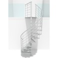 Minka Spindeltreppe Milano 42 - 300,3cm Geschosshöhe Weiß 160cm Durchmesser Minka Spindeltreppe Milano 42 - 300,3cm Geschosshöhe Weiß 160cm Durchmesser-small