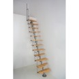 Minka Mittelholmtreppe Monaco 35 - 293,8cm Geschosshöhe Buche Grau Minka Mittelholmtreppe Monaco 35 - 293,8cm Geschosshöhe Buche Grau-small