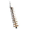 Minka Mittelholmtreppe Monaco 35 - 293,8cm Geschosshöhe Buche Schwarz Minka Mittelholmtreppe Monaco 35 - 293,8cm Geschosshöhe Buche Schwarz-small