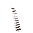 Minka Mittelholmtreppe Monaco 35 - 293,8cm Geschosshöhe Walnuss Weiß Minka Mittelholmtreppe Monaco 35 - 293,8cm Geschosshöhe Walnuss Weiß-small