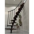 Minka Raumspartreppe Monte Carlo 35 - 293,8cm Geschosshöhe Walnuss Schwarz Minka Raumspartreppe Monte Carlo 35 - 293,8cm Geschosshöhe Walnuss Schwarz-small