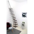 Minka Mittelholmtreppe Nizza 35 - 293,8cm Geschosshöhe Walnuss Grau Minka Mittelholmtreppe Nizza 35 - 293,8cm Geschosshöhe Walnuss Grau-small