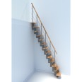 Minka Mittelholmtreppe Quatro 38 - 298cm Geschosshöhe Buche Grau Minka Mittelholmtreppe Quatro 38 - 298cm Geschosshöhe Buche Grau-small