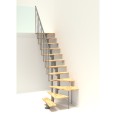 Minka Mittelholmtreppe Comfort Top Turn 37 - 312cm Geschosshöhe Buche Grau Minka Mittelholmtreppe Comfort Top Turn 37 - 312cm Geschosshöhe Buche Grau-small