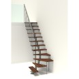 Minka Mittelholmtreppe Comfort Top Turn 37 - 312cm Geschosshöhe Walnuss Grau Minka Mittelholmtreppe Comfort Top Turn 37 - 312cm Geschosshöhe Walnuss Grau-small