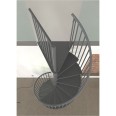 Minka Spindeltreppe Rondo Smart 37 - 305,5cm Geschosshöhe Grau 140cm Durchmesser Minka Spindeltreppe Rondo Smart 37 - 305,5cm Geschosshöhe Grau 140cm Durchmesser-small