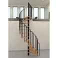 Minka Spindeltreppe Paris 38 - 282cm Geschosshöhe Buche Schwarz 140cm Durchmesser Minka Spindeltreppe Paris 38 - 282cm Geschosshöhe Buche Schwarz 140cm Durchmesser-small