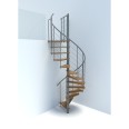 Minka Spindeltreppe Venezia Smart 38 - 305,5cm Geschosshöhe Eiche Grau 120cm Durchmesser Minka Spindeltreppe Venezia Smart 38 - 305,5cm Geschosshöhe Eiche Grau 120cm Durchmesser-small