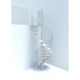 Minka Spindeltreppe Venezia Smart 38 - 305,5cm Geschosshöhe Weiß Weiß 120cm Durchmesser Minka Spindeltreppe Venezia Smart 38 - 305,5cm Geschosshöhe Weiß Weiß 120cm Durchmesser-small