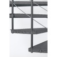 Minka Außenspindeltreppe Spino Zink Color 38 - 305,5cm Geschosshöhe Minka Außenspindeltreppe Spino Zink Color 38 - 305,5cm Geschosshöhe-small
