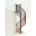 Minka Spindeltreppe Spiral Smart 38 - 305,5cm Geschosshöhe Buche Schwarz 100cm Durchmesser Minka Spindeltreppe Spiral Smart 38 - 305,5cm Geschosshöhe Buche Schwarz 100cm Durchmesser-small