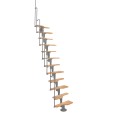 Minka Mittelholmtreppe Twister 35 - 293,8cm Geschosshöhe Buche Weiß Minka Mittelholmtreppe Twister 35 - 293,8cm Geschosshöhe Buche Weiß-small