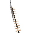 Minka Mittelholmtreppe Twister 35 - 293,8cm Geschosshöhe Buche Schwarz Minka Mittelholmtreppe Twister 35 - 293,8cm Geschosshöhe Buche Schwarz-small