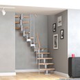Dolle Mittelholmtreppe Dublin 61-71 cm breit für Geschosshöhen 222–337 cm inkl. einseitigem Geländer Dolle Mittelholmtreppe Dublin 61-71 cm breit für Geschosshöhen 222–337 cm inkl. einseitigem Geländer-small