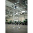 MUNK Aluminium-Rollgerüst mit Ausleger 1,80x0,75m Plattform 8,43m AH MUNK Aluminium-Rollgerüst mit Ausleger 1,80x0,75m Plattform 8,43m AH-small