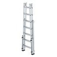 MUNK Aluminium Stehleiter, treppengängig, mit 4 Holmverlängerungen 2x7 Sprossen MUNK Aluminium Stehleiter, treppengängig, mit 4 Holmverlängerungen 2x7 Sprossen-small