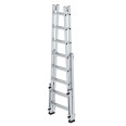 MUNK Aluminium Stehleiter, treppengängig, mit 4 Holmverlängerungen 2x8 Sprossen MUNK Aluminium Stehleiter, treppengängig, mit 4 Holmverlängerungen 2x8 Sprossen-small