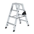 Munk Stufen Stehleiter beidseitig begehbar steckbar 2x4 Stufen-small
