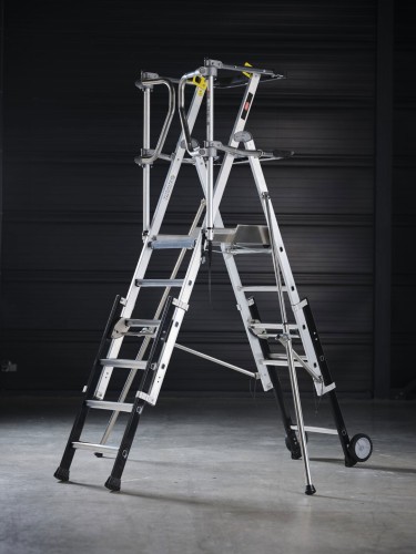 Altrex RolGuard Teleskop Plattformleiter