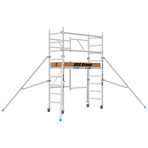 ASC Zimmerfahrgerüst 190x75cm mit Standardkupplung 3,85m Arbeitshöhe