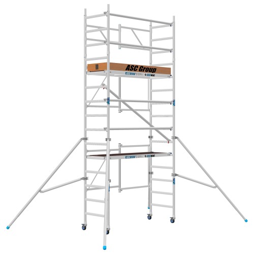 ASC Zimmerfahrgerüst 190x75cm mit Standardkupplung 5,70m Arbeitshöhe