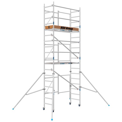 ASC Zimmerfahrgerüst 190x75cm mit Standardkupplung 6,50m Arbeitshöhe