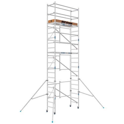 ASC Zimmerfahrgerüst 190x75cm mit Standardkupplung 7,50m Arbeitshöhe