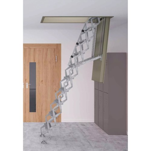 Dolle alu-top F30 Bodentreppe Scherentreppe bis 279cm Raumhöhe mit U-Wert 0,57