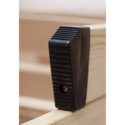 Dolle Fusskappen 2 Stück für Bodentreppen mit 84x20mm Holm in schwarz