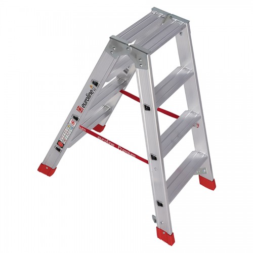 Euroline Premium 30577 Stufenstehleiter 2x4 Stufen