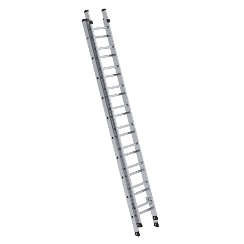 MUNK Aluminium-Schiebeleiter 2-teilig ohne Traverse 2x10 Sprossen