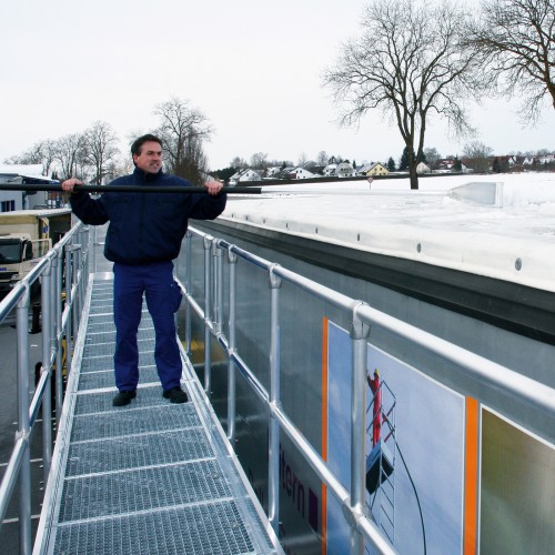 MUNK Enteisungsanlage Modul 4, Treppe 45° mit Plattform