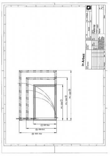 MUNK Sicherungstüre für Plattformbreite 650-1050mm