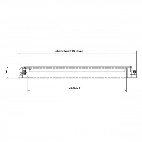 Hailo Schachtabdeckung HS9 Aluminium begehbar, tagwasserdicht mit Schwenkverschluss 800x800mm