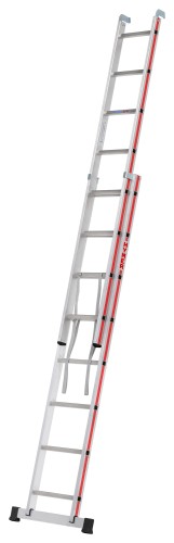 Hymer Mehrzweckleiter mit verpressten Leiterfüßen 2x8 Sprossen