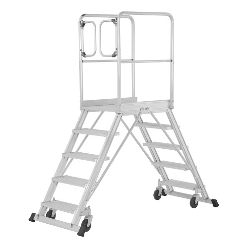 Hymer Podesttreppe fahrbar 2x5 Stufen