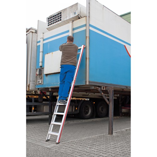 Hymer Stufenanlegeleiter mit 8-fach vollvernieteter Stufen