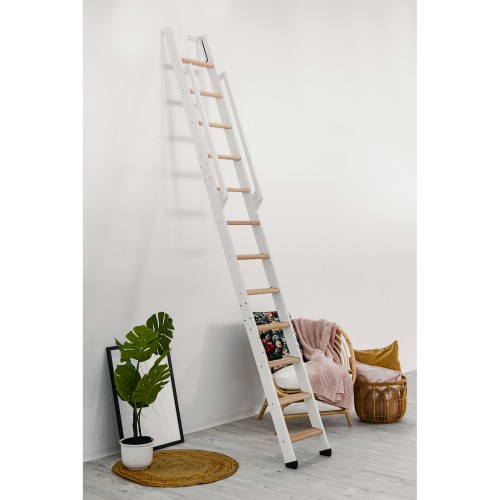 Minka Wangentreppe Strong 290cm max. Geschosshöhe Buche weiß