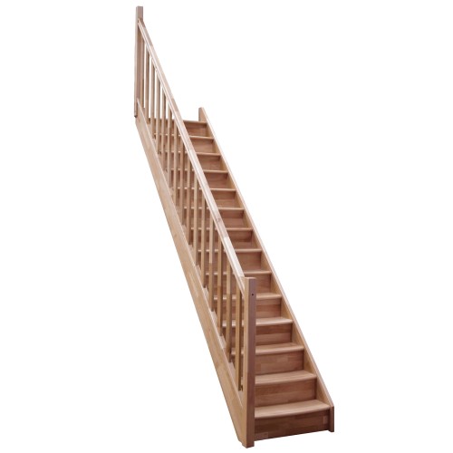 Minka Treppengeländer für die Raumspartreppen Home, Classic, Home Turn und Classic Turn Gerade Stäbe Buche