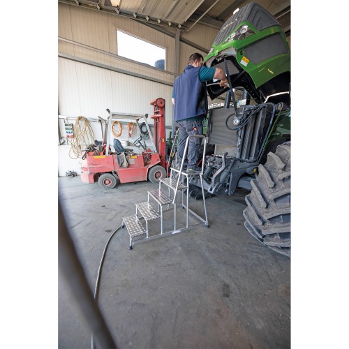 MUNK Arbeitspodest starr mit Handlauf 3 Stufen