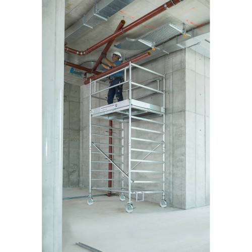 MUNK Rollgerüst mit Doppelplattform 1,35x1,80m Plattform, 5,00m AH