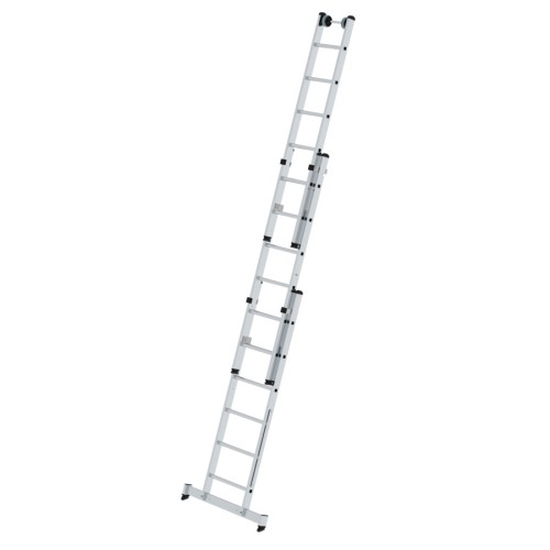 MUNK Mehrzweckleiter mit Nivello® Traverse 3x6 Sprossen