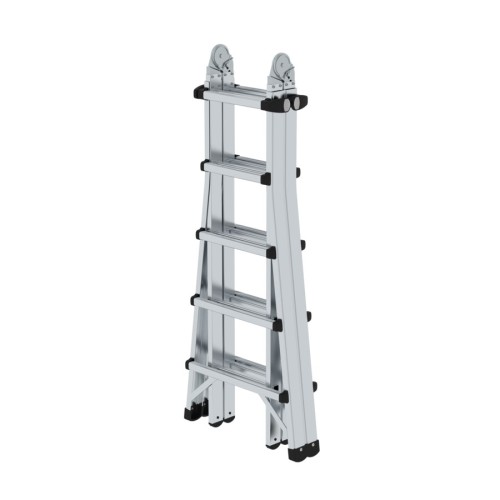 MUNK Gelenk-Teleskopleiter 4x5 Sprossen