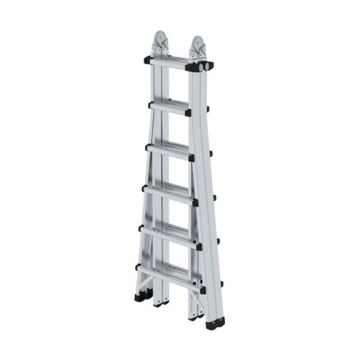 MUNK Gelenk-Teleskopleiter 4x6 Sprossen