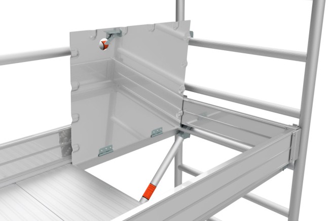 ROLLE Fahrbare Arbeitsbühne Rollgerüst Blizzard Gerüstsysteme 2,85x0,75m Typ 4601 AH bis 9,76m