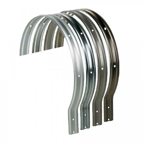 Zarges 3/4-Rückenschutzbügel für seitlichen Ausstieg Aluminium eloxiert ø 700mm